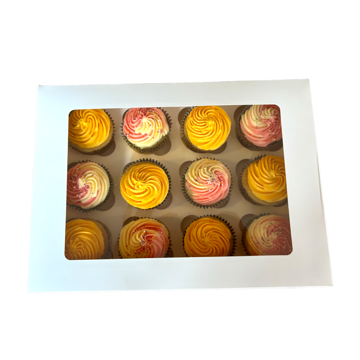 Premium 12 Cupcake Box x 25