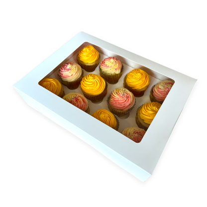 Premium 12 Cupcake Box x 25