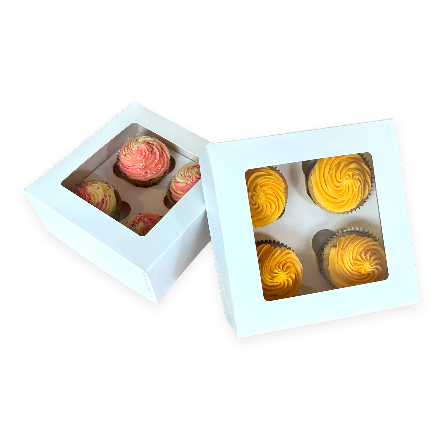 Premium 4 Cupcake Box x 25